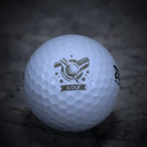 Logo Lasergravur Golfball