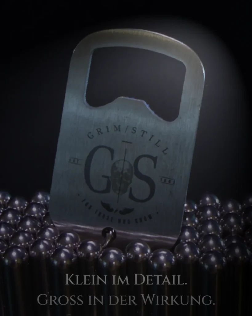 Personalisierter Flaschenöffner aus Edelstahl mit individueller Lasergravur