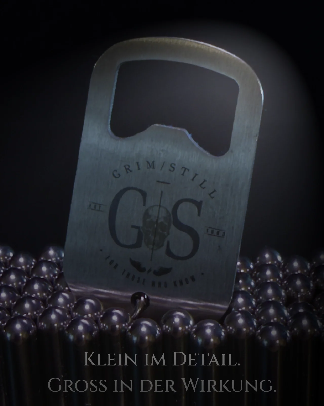 Personalisierter Flaschenöffner aus Edelstahl mit individueller Lasergravur